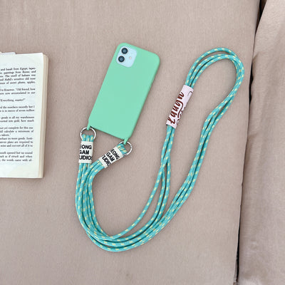 Funda de Silicona Líquida con Correa Diagonal para Celular - Image 25