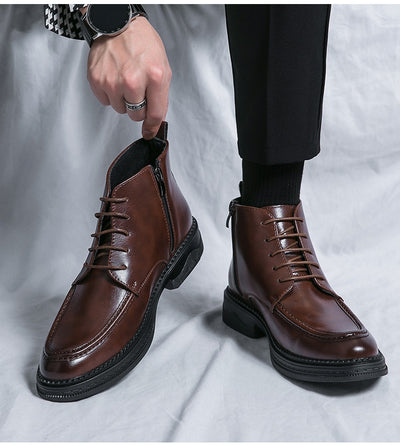 Botas Martin Altas de Invierno para Hombre - Estilo Británico Versátil - Image 17