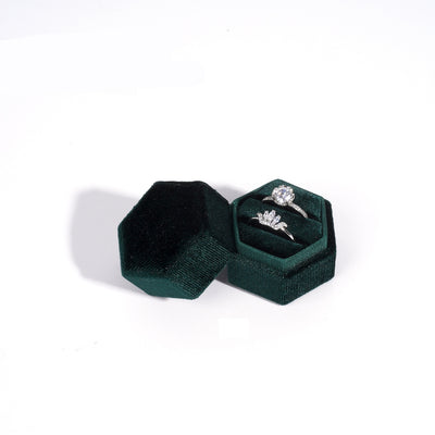 Caja de Terciopelo Hexagonal para Joyas Premium - Image 16