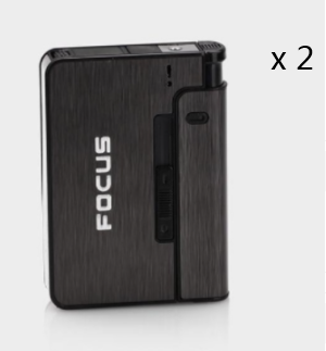 Estuche Automático para Cigarrillos de Aleación de Aluminio (Pack 2) - Image 2