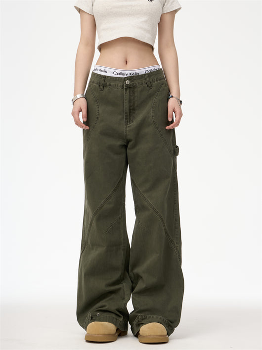 Jeans Rectos Desgastados con Estilo Deconstruido - Image 5