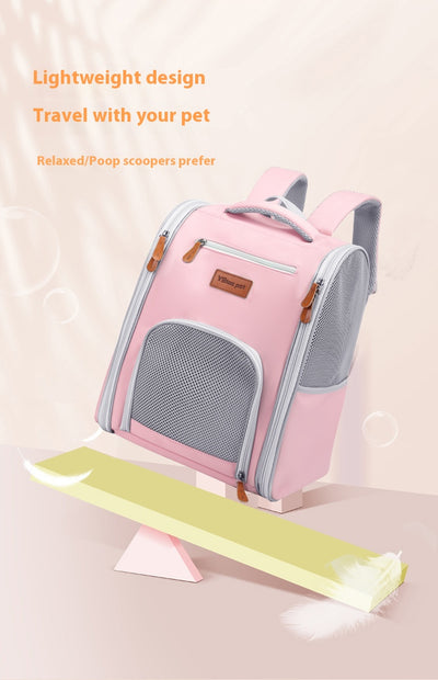 Mochila Transportadora Respirable para Mascotas - Plegable y Portátil - Image 36