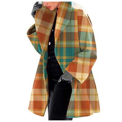 Chaqueta de Lana Estampada para Mujer - Image 9
