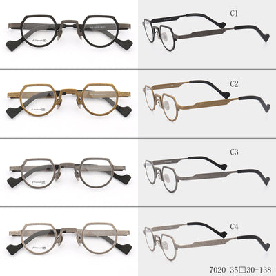 Marcos de Gafas Ultraligeros de Titanio Puro Estilo Retro - Image 2