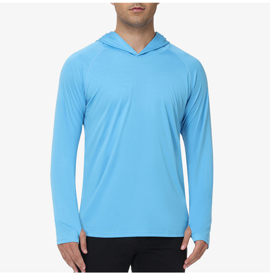 Playera Protección UV con Capucha - Secado Rápido Manga Larga - Image 13