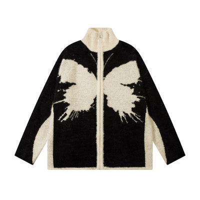 Suéter Oversize Patchwork Cuello Alto Comodidad Total - Image 6