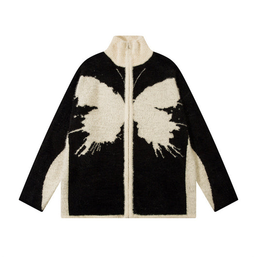 Suéter Oversize Patchwork Cuello Alto Comodidad Total - Image 6
