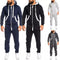 Pijama Enterizo para Hombre con Capucha y Cierre