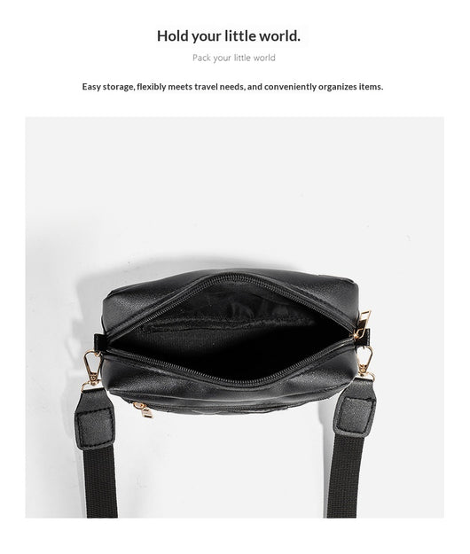 Bolso Bandolera Cuadrado Pequeño con Bordado y Tirador Lateral para Mujer - Image 19