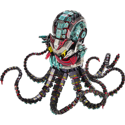 Puzzle Metálico 3D Pulpo de 8 Brazos - Juguete DIY Creativo Micromundo - Image 2
