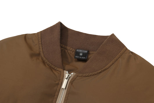 Abrigo Patchwork de Contraste de Colores para Hombre - Image 9