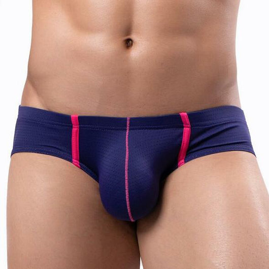 Bóxer Masculino Transpirable de Seda de Hielo con Malla Sensual - Image 4
