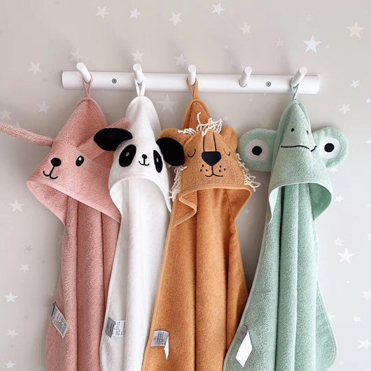 Toalla de Baño Infantil Acolchada con Capucha - Algodón Absorbente Diseño Cartoon - Image 11