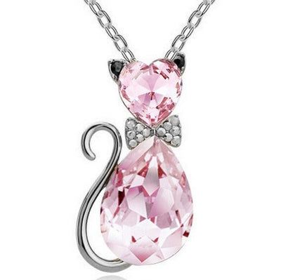 Collar Gatito Adorable con Moño y Cristales Brillantes - Image 5