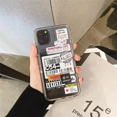 Funda Transparente para Celular con Diseño de Código de Barras - Image 17
