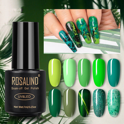Gel de Manicura Fotopolimerizable Verde Verano
