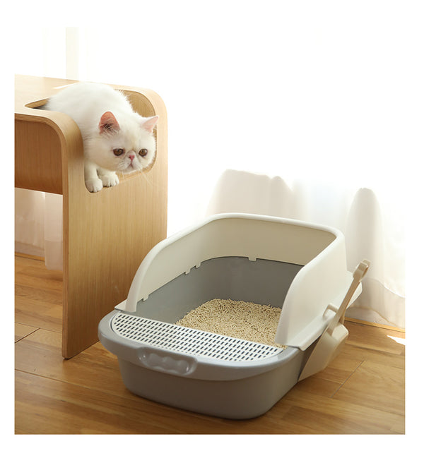 Arenero para Gatos - Bandeja Sanitaria de Arena
