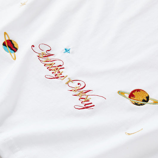 Playera Bordada Cielo Estrellado de Manga Corta - Image 12