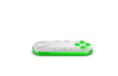 Black and red casual Bluetooth mobile gamepad remote control with an analog stick and four action buttons. - Image 10