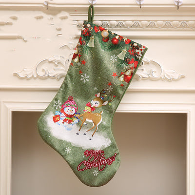 Adorno Navideño Relleno de Caramelos - Calcetín Grande para Regalos - Image 4