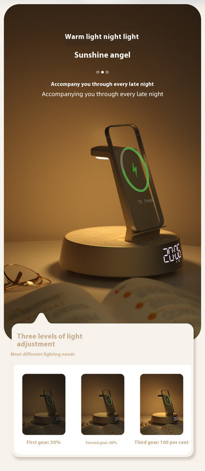 Reloj Despertador Inteligente con Altavoz Bluetooth y Auriculares Inalámbricos - Image 11
