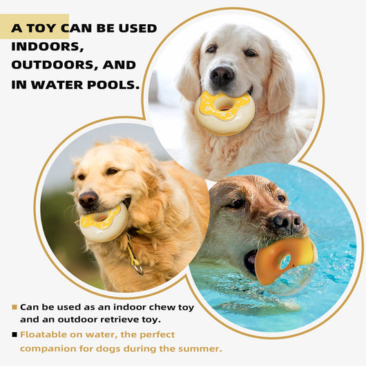 Juguete Dental Donut para Perros con Sonido de Limpieza - Image 5
