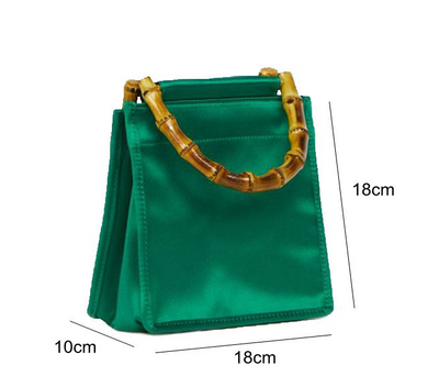 Bolso de Mano en Seda y Bambú - Diseño Elegante y Resistente - Image 10