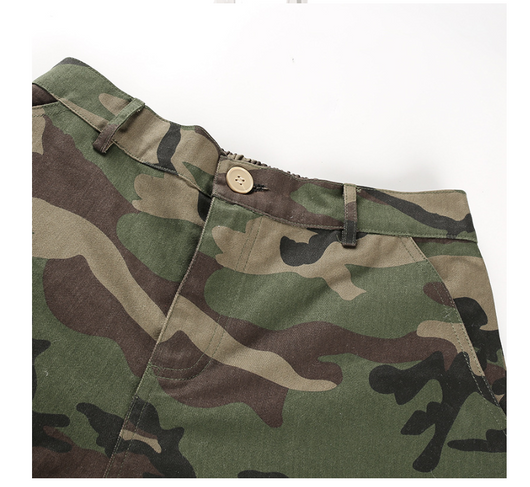 Overol Cargo Mujer con Diseño Camuflaje y Cierre Funcional - Image 6