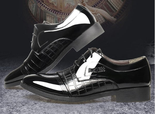 Zapatos de Vestir Puntiagudos para Hombre - Cuero Genuino Patrón Otoño - Image 7