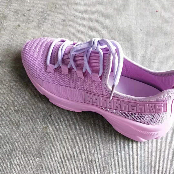 Tenis Deportivos Tejidos para Mujer Talla Grande - Diseño Moderno y Cómodo