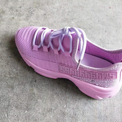 Tenis Deportivos Tejidos para Mujer Talla Grande - Diseño Moderno y Cómodo
