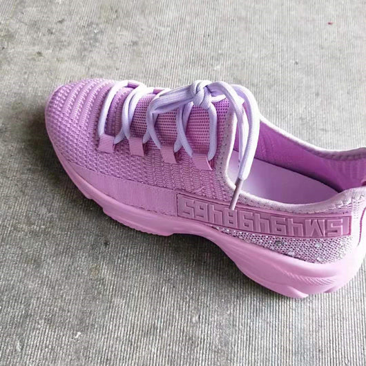 Tenis Deportivos Tejidos para Mujer Talla Grande - Diseño Moderno y Cómodo