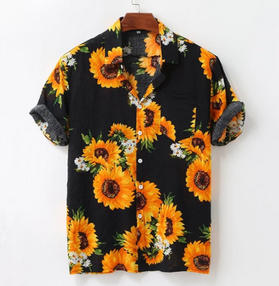 Camisa Estampada de Girasoles