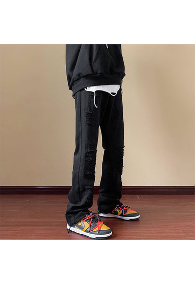 Pantalones Vaqueros Rotos Slim Bootcut para Hombre - Image 15
