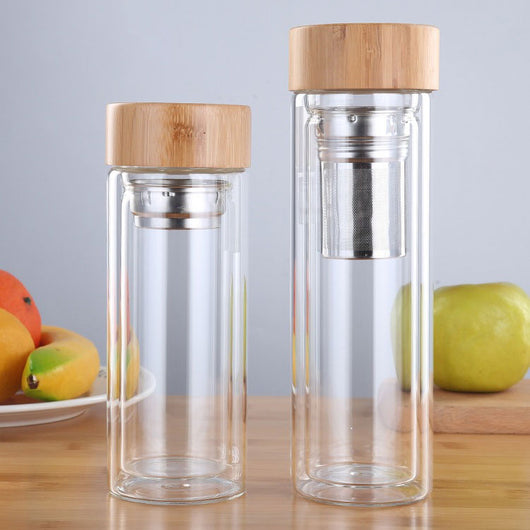 Vaso Térmico Doble Pared con Filtro de Té - Acero Inoxidable - Image 2