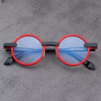 Gafas Retro Marco Grande Estilo Europeo Lentes Transparentes - Image 26
