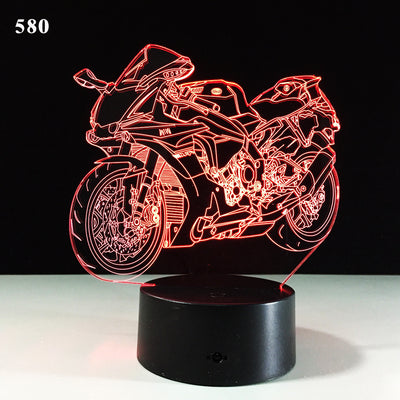 Lámpara de Escritorio LED Diseño Motociclista - Image 13