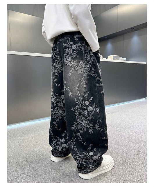 Pantalones Jeans Sueltos Estilo Pu Shuai para Niños - Diseño Trendy y Cómodo - Image 25