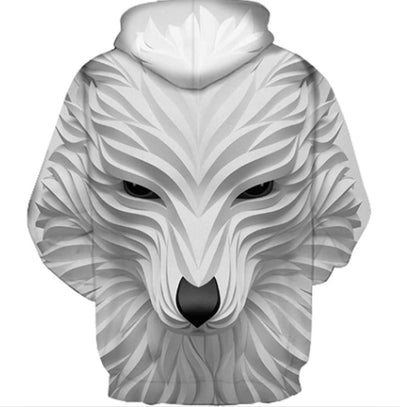 Sudadera con Capucha Estampado 3D Animal para Hombre - Hoodie Casual Streetwear - Image 9