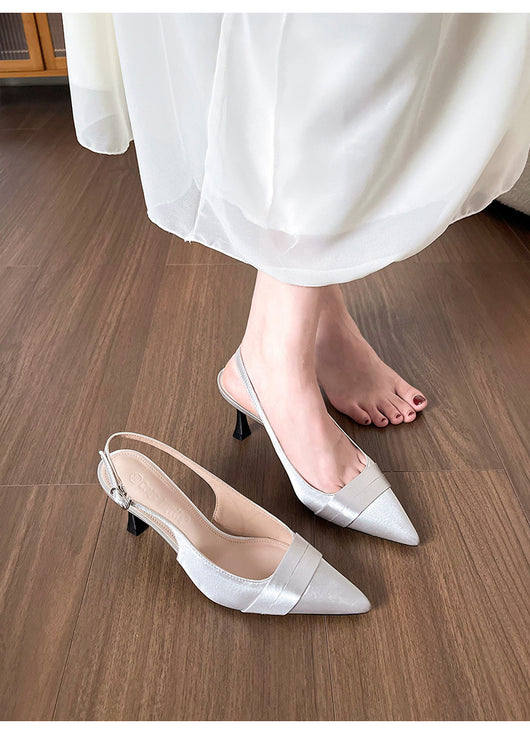 Sandalias de Tacón Stiletto Punta Cerrada para Mujer - Image 9