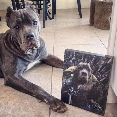 Retrato Personalizado de Mascota en Lienzo - Arte Nórdico para Pared - Image 25