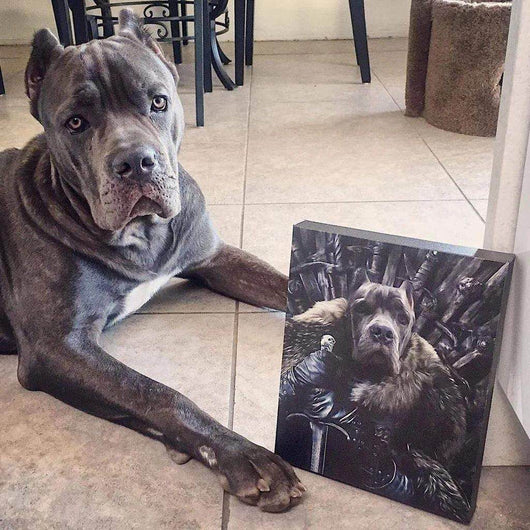 Retrato Personalizado de Mascota en Lienzo - Arte Nórdico para Pared - Image 25