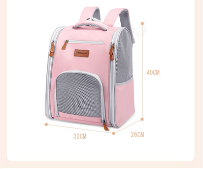 Mochila Transportadora Respirable para Mascotas - Plegable y Portátil - Image 16