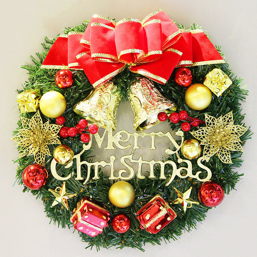 Corona Navideña de Ratán Tejido para Puerta - Image 19