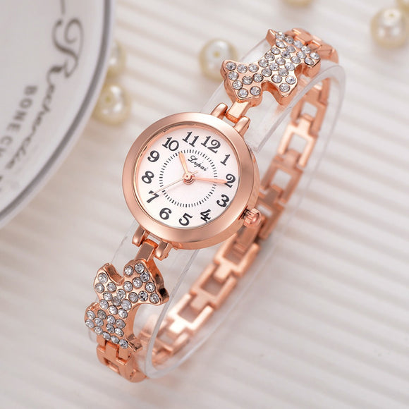 Reloj Pulsera Aleación Redonda
