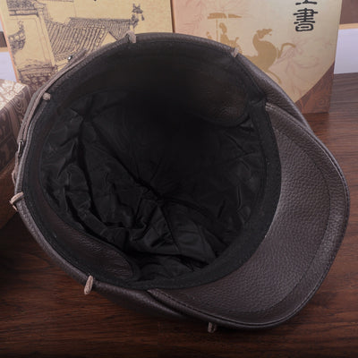 Gorra de Invierno para Adultos Mayores - Estilo Clásico con Visera - Image 3