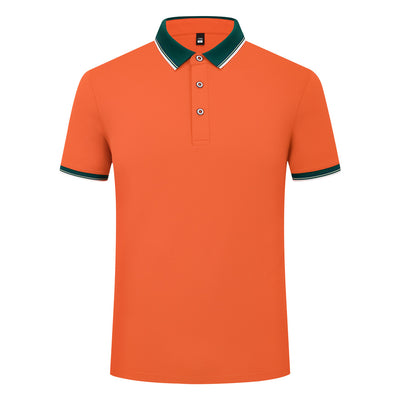 Polo Elástico de Algodón con Combinación de Colores - Image 19