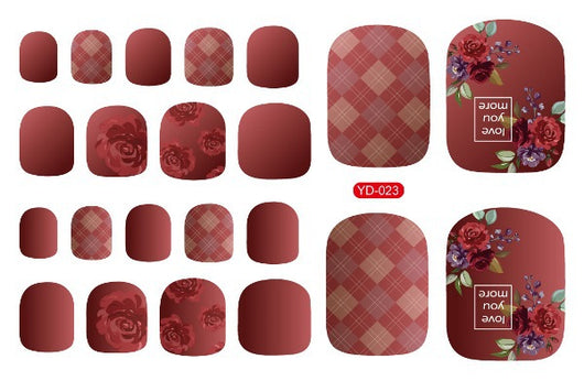 Pegatinas de Manicura para Pies Diseño Verano - Image 14