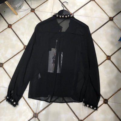 Blusa Retro de Gasa Versátil con Diseño Discreto - Image 15