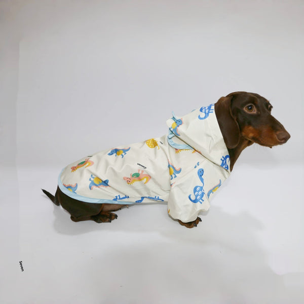Ropa para Mascotas Dinosaurio Resistente al Agua - Primavera y Verano